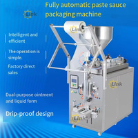 Machine d'emballage de lait de soja de qualité alimentaire, machine de remplissage automatique de liquides, machine d'emballage pneumatique de sauce tomate