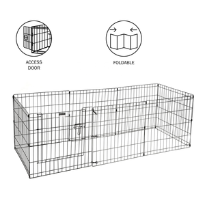 24 "playpen cho chó/màu đen hàn chó <span class=keywords><strong>kennel</strong></span>/gấp chó playpen - Product Image 1