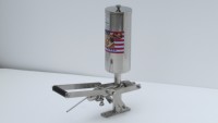 Machine de remplissage commerciale pour pâte de beurre de cacahuète, confiture, chocolat, moules à gâteaux, pain, beignets et crème
