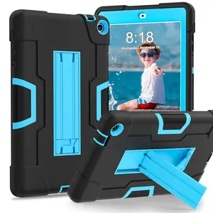 Shockproof stand silicone case for Walmart Onn 8 2022 Gen 3 rugged cover shell