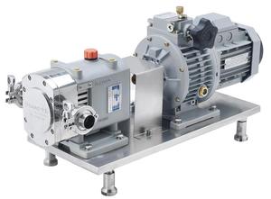 Tre-lama in acciaio inox <span class=keywords><strong>CAM</strong></span> pompa rotore per alta viscosità pianta alimentare - Product Image 2