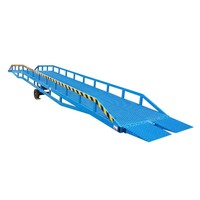 Rampe de chargement et de déchargement mobile 10, 12 et 15 tonnes pour conteneurs, rampe de quai pour chariot élévateur, niveleur de quai, rampe de conteneurs