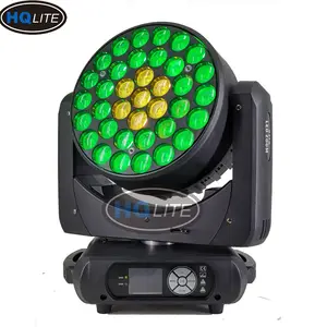 Faisceau de lavage de lumière de joug de lavage 37x15W LED éclairage de Zoom de tête mobile 37*15w zoom led lumière d'événements de fête