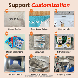 เครื่องบรรจุภัณฑ์อเนกประสงค์สำหรับชั่งน้ำหนัก บรรจุ และปิดผนึกแบบซิปล็อค สำหรับบรรจุเครื่องเทศ ธัญพืช กาแฟผง ในรูปแบบซองขนาดเล็ก - Product Image 5