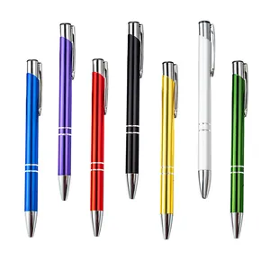 Hot Selling Custom Günstige Souvenir Kühlschrank Magnet mit benutzer definierten Logo für Promotion Pen Weihnachten Großhandel Blue Ball Point Pens