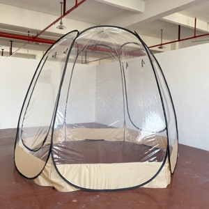 <b>Hexagonal</b> Transparent Viewing <b>Tent</b> Outdoor Panoramic Camping <b>Tent</b> Waterproof Anti-Fog Camping Shelter - Product Image 3