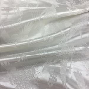 Tela de brocado Jacquard de <span class=keywords><strong>seda</strong></span> pura 100%, patrón bordado de mezcla de <span class=keywords><strong>seda</strong></span> de <span class=keywords><strong>lino</strong></span>, tela de <span class=keywords><strong>seda</strong></span> inspirada en la naturaleza - Product Image 4
