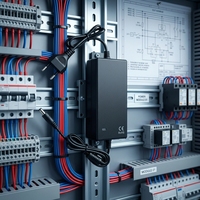 Adaptor Daya AC DC Universal 12V 3A Colokan US EU UK AU Efisiensi Tinggi, Riak Rendah, Output Stabil, Tegangan Presisi, Pabrik Grosir