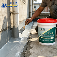 Peinture Extérieure Imperméable Anti-Fissures V877 à Haute Élasticité en Acrylique et Carbonate de Calcium, Exportation Directe d'Usine Shanghai