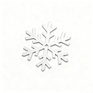 Marcapáginas de copos de nieve de Metal literario cortado con láser coleccionable de alta calidad 2025, marcapáginas promocionales plantados en plata para regalos - Product Image 5