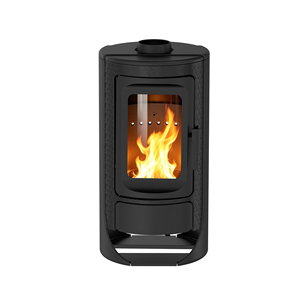<span class=keywords><strong>Stufa</strong></span> a legna rotonda <span class=keywords><strong>in</strong></span> <span class=keywords><strong>ghisa</strong></span> resistente R1003A per riscaldamento interno con vano porta legna - Product Image 1