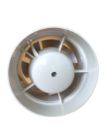 Moteur 100% cuivre Ventilateur rond de 4/5/6 pouces en plastique ABS blanc Ventilateur de ventilation en ligne pour conduit Ventilateur d'évacuation mural et de fenêtre pour toilettes