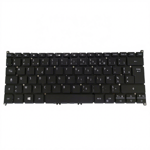 คีย์บอร์ดโน้ตบุ๊คแบบมีไฟพื้นหลังภาษาฝรั่งเศส (FR) ของแท้ สำหรับ Acer Spin 5 <span class=keywords><strong>SP513</strong></span>-<span class=keywords><strong>52N</strong></span> <span class=keywords><strong>SP513</strong></span>-51 SV3P_A81BWL NKI131304H ACM16P76F0 พร้อมปุ่ม Enter ขนาดใหญ่ - Product Image 1