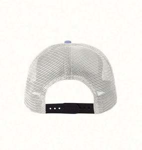 2024 New Custom High Crown Curved Brim Leather <b>Patch</b> Embroidery Side Logo Mesh Trucker Cap Hip Hop Winter Appropriate for Beach - Product Image 2