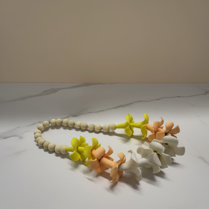 Collier de fleurs Puakeni Kenney en argile polymère fait main hawaïen, idéal pour la décoration de plage estivale et de voiture - Product Image 5