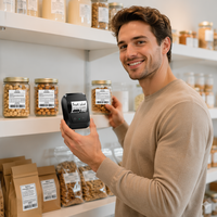 Mini-imprimante portable A42, machine à étiquettes thermiques, imprimante d'autocollants pour petites entreprises et usage domestique