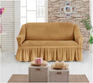 Fundas de sofá lisas de estilo moderno, acolchado de poliéster y poliéster para sofás de tres asientos, Fundas de cojín de asiento, de estilo moderno, para el año 2017 - Product Image 1