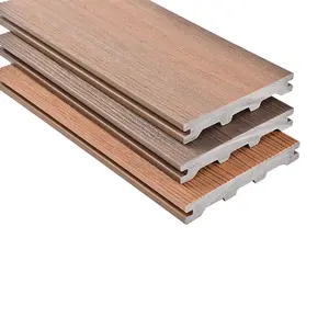 Nouveau sol stratifié de haute qualité WPC, en plastique et bois, plancher solide Composite