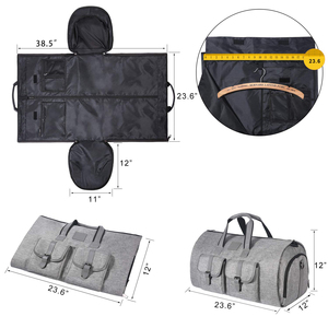 Travel <b>Suit</b> <b>Carrier</b> Garment Duffel Bag Fiber Large Holdall for <b>Men</b> with Shoe Compartment - Product Image 4