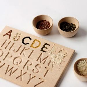 Amazon Venta de alta calidad de juguetes de madera con letras mayúsculas <span class=keywords><strong>y</strong></span> minúsculas para aprendizaje creativo <span class=keywords><strong>en</strong></span> 2020 - Product Image 6