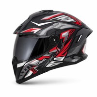 Casque intégral Fury Ghost Face 905 certifié 3C/DOT en ABS, édition graphique