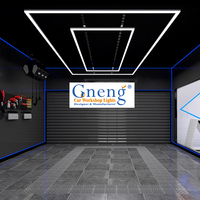 Vente en gros, polissage de voiture, Salon de beauté, Garage 6500K, Auto, salle d'exposition, atelier, néons