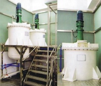 Réservoirs de mélange d'agitateur de boue d'eau liquide chimique de pp avec l'agitateur de moteur