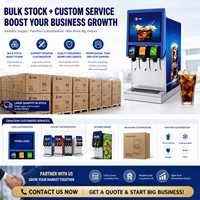 Fabrieksdirect 3 smaken commerciële frisdrankautomaat Cola Post Mix machine voor fastfoodrestaurants