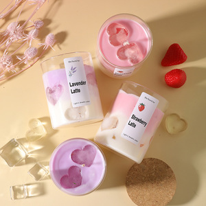 <span class=keywords><strong>Bougie</strong></span> parfumée artisanale écologique en <span class=keywords><strong>gel</strong></span>/cire, design créatif inspiré des desserts, effet glacé <span class=keywords><strong>pour</strong></span> Diwali, bars - Privé - Product Image 5