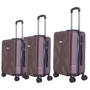 Ensemble de valises trolley modernes en fibre ABS, légères, étanches, à 8 roues, tailles 20, 24, 28 pouces, pour la vente en gros - Product Image 3