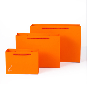 230gsm de cartón blanco Multi-Tamaño de logotipo personalizable bolso bolsa de papel Kraft bolsa de - Product Image 3