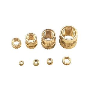 Bộ Chèn Nhiệt <span class=keywords><strong>M1.6</strong></span> M2 M2.5 M3 M4 M5 M6 M8 M10 Đai Ốc Chèn Ren Đai Ốc Có Khía Đai Ốc Chèn Bằng Đồng - Product Image 2