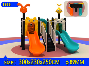 <span class=keywords><strong>Parco</strong></span> giochi all'aperto per bambini in plastica scivoli per bambini all'aperto per bambini all'aperto altalena e scivolo Set per asilo e <span class=keywords><strong>parco</strong></span> - Product Image 3