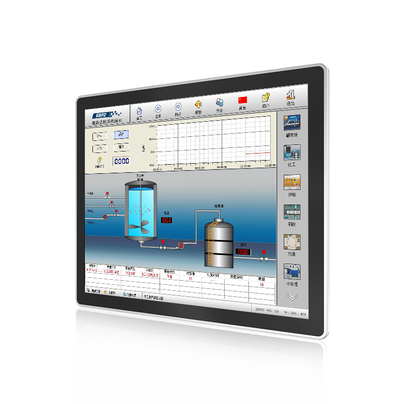 Exterior IP65 IP67 IP68 impermeable legible a la luz del día alto brillo marco abierto LCD Monitor de pantalla táctil capacitiva industrial