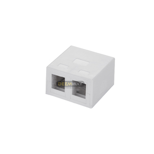 <span class=keywords><strong>RJ45</strong></span> cổng kép bề mặt gắn kết hộp cho cáp mạng hộp cài đặt - Product Image 1