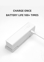 Scelleuse de sacs mini QH-F10, scelleuse thermique portable, rechargeable par USB, 1500 mAh, machine de scellage manuelle pour sacs à collation, stockage alimentaire