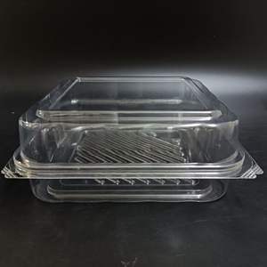 SP2685 صندوق بلاستيكي شفاف كبير الحجم يمكن التخلص منه، يمكن تخزين البسكويت والفواكه وغيرها من الطعام - Product Image 4