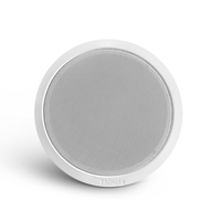 Système de sonorisation Thinuna IP-10CS 10W Haut-parleur actif IP Haut-parleur de plafond réseau avec dôme métallique ignifuge et alimentation POE DC24V