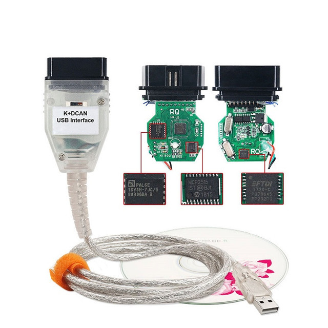 2024 Best Quality for bmw Inpa FT232RQ Chip K+CAN Inpa k Dcan Cable for bmw Diagnostic Tool Cable With Good Feedback Best Price