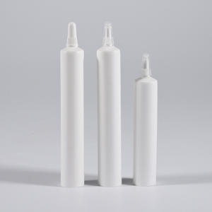 Tubes à buse à pointe fine personnalisables de 10ml 20ml 30ml <span class=keywords><strong>pour</strong></span> l'emballage de sérum de crème <span class=keywords><strong>pour</strong></span> les yeux contenants de <span class=keywords><strong>tube</strong></span> cosmétique compressibles vides - Product Image 1