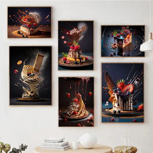 Toile Mur Art Photos Décoration De La Maison Affiche 5 Pièces Restaurant Cuisine Nourriture Fruit Hd Imprimé Salon Peinture - 5 Pièces Décoration Murale Tableau Sur Toile Images (Avec Cadre -4K7Q-U4
