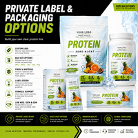 Poudre d'Isolat de Protéine Végétalienne OEM ODM Saveur Punch Tropical Emballage Personnalisé Vente en Gros Fournisseur d'Usine