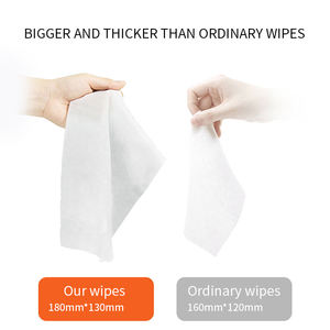 Высокое качество Oem супер мягкая чистая формула растений 15x20 см детские влажные салфетки из натурального волокна детские влажные салфетки - Product Image 6