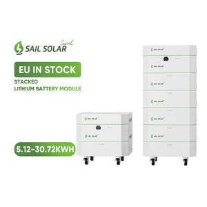 Eu Voorraad 5kwh 10kw 20kwh 30kwh Laagspannings Stapelbare Zonnebatterij Lifepo4 Lv Lithiumbatterij Zonne-Energie Opslagsysteem - Product Image 1