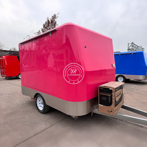 Certification CE <span class=keywords><strong>Sushi</strong></span> Beer Bar Kiosque d'alimentation de rue Remorque d'<span class=keywords><strong>atelier</strong></span> mobile Remorque de camion de restauration entièrement équipée avec cuisine complète - Product Image 2