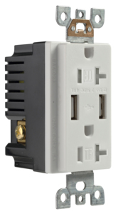 20 AMP gfci ổ cắm với cổng USB-A kép, tự kiểm tra gfci Ổ cắm điện ul & CUL được liệt kê - Product Image 2