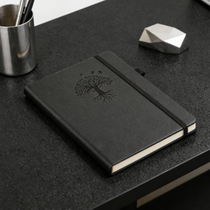 Carnet de notes/agenda à couverture rigide personnalisé avec bande élastique, grille à pois épaisse de qualité supérieure, gamme de couleurs complète, 2026 - Product Image 5