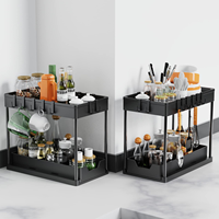 GREENSIDE Support non pliable Vente à chaud Rangement de bureau sur pied PET Organisateur de salle de bain pour évier Tiroir Top-selling