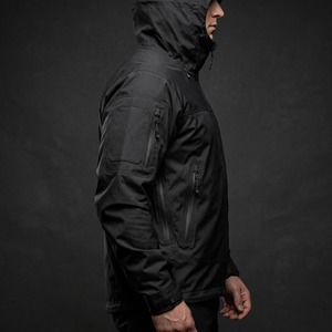 Veste à capuche pour homme, coupe-vent, style décontracté, pour l'extérieur, en tissu léger, idéale pour un style de vie décontracté, résistante à la pluie - Product Image 5