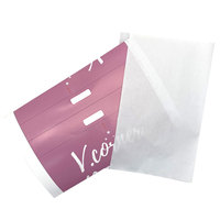 Facture personnalisée jointe PE film transparent enveloppe étanche liste d'emballage pochettes enveloppes auto-adhésives sur boîtes